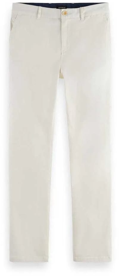 Scotch & Soda 179178 Chino Broek Wit 29 / 32 Man
