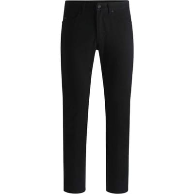 Boss Heren H-Delaware5 Slim Broek (Zwart)
