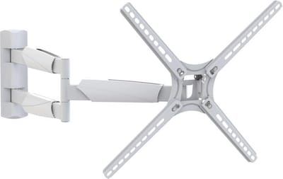 Witte TV Wandhouder 13 - 65 inch Full Motion Articuleerbaar - 76 cm Extreem Uitschroefbaar voor LED OLED LCD