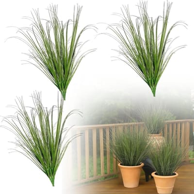 16 stuks kunstgras 50 cm - Realistisch Groen Gras voor Balkon en Tuin Decoratie