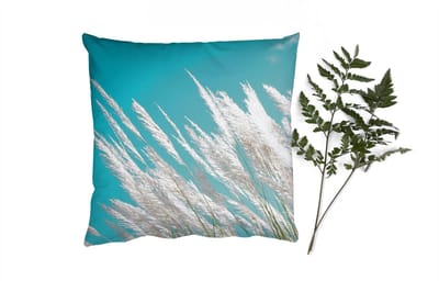 Sierkussens - Kussentjes Woonkamer - 40x40 cm - Pampasgras - Plant - Plant