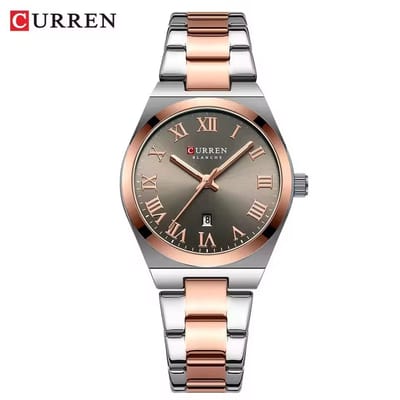 Curren Elegante Dameshorloge | Polshorloge | Dames | Horloge | 33MM | Vrouwen | RVS | Grijs