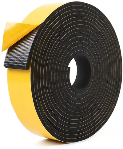Solidchoice - Zelfklevende Foam Sealing Tape 25mm x 3mm voor Isolatie