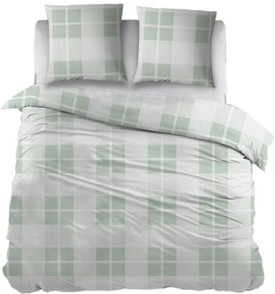 Snoozing Isabel Dekbedovertrek - Tweepersoons - 200x200/220 cm - Green