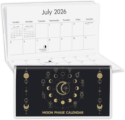 Zakagenda met Maankalender en Maanfasen