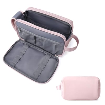 Dailygoods - Toilettas voor Mannen - Reis Toiletry Bag met Grote Opbergruimte