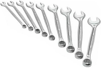 Set van 9 Steeksleutels - Gemengde Maten (MM) - Professioneel Gereedschap