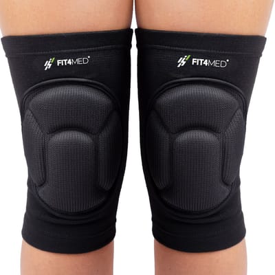 Fit4Med - Kniebeschermers - EVA Schuim - Uniseks - Zwart