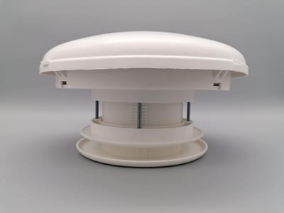 Caravan Aerator 110 mm met Insectenrooster en Montagebouten