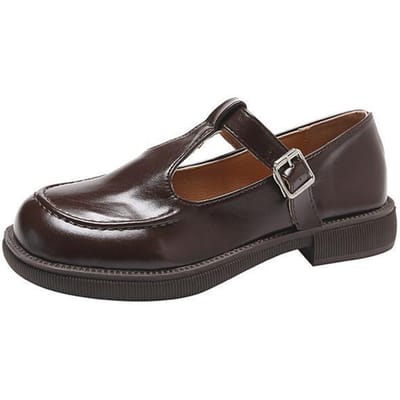 Schoenen Vrouw Britse Stijl Oxfords Klompen Platform Lage Hakken Dames Schoeisel Nieuw Preppy Leer Creepers Retro Zomer Jurk R 39 gray
