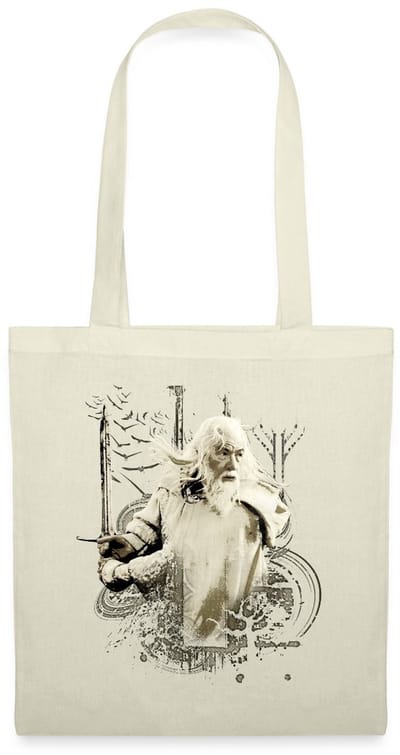 The Lord Of The Rings Gandalf En Zwaard Glamdring Tas Van Stof Schoudertas