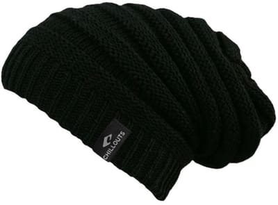 Chillouts long beanie muts Brian black