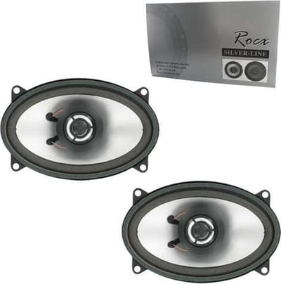 Rocx 2 weg luidspreker set Afmeting 9 x 15 cm Vermogen 80 Watt inclusief bevestigingsmateriaal | Auto speaker | Autospeaker | Luidspreker | Geschrikt voor Auto