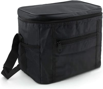 Mini koeltas - Lunchtas picknicktas - Dranken koel houden - Optimale isolatie - 27 x 20 x 17 cm - Zwart