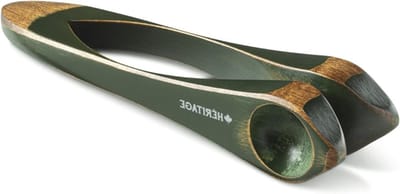 Muzikale Lepels - Percussie Instrument - Folk Muziek Spelen - Handgemaakt Canadees Esdoornhout - 25 cm - Groen