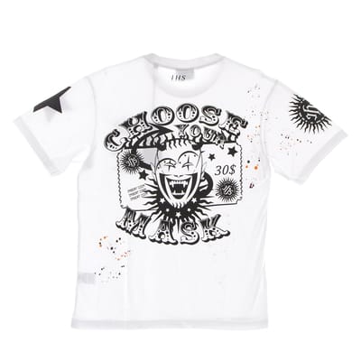Choose Your Mask Heren T-Shirt Tee Wit