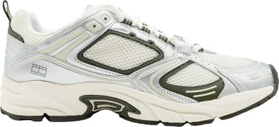 Tommy Hilfiger Metallic Hardloopsneaker Heren -Deep Woods- Maat 43