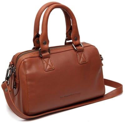 The Chesterfield Brand handtas schoudertas Dalford Bowlingbag Cognac bruine