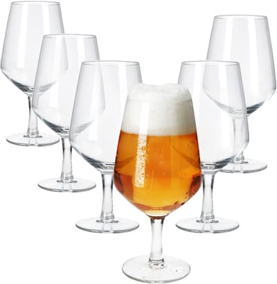 Set van 6 CARRÉ-bierglazen - 011265