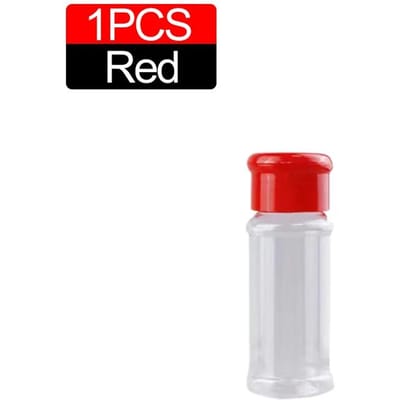 100ml Doorzichtige Kruidenfles Zout Peper Shakers Plastic Barbecue Kruidenpotjes Kruidenbakje Keukengadgets Poeder Bewaarbus