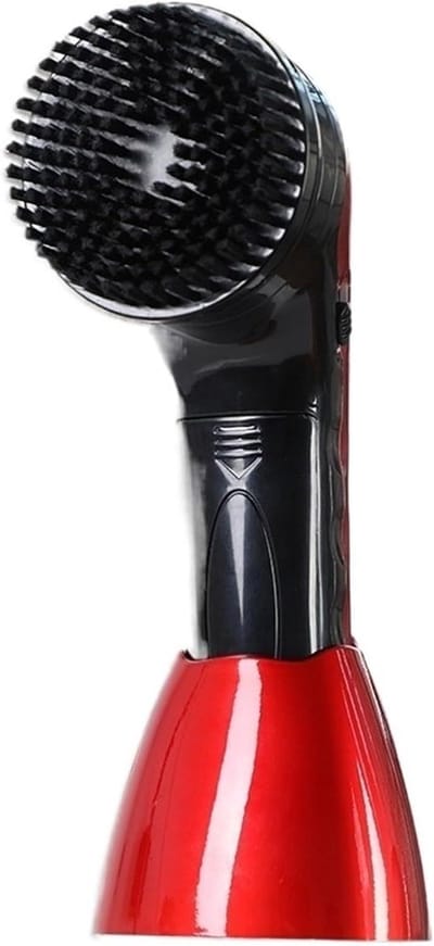 Elektrische Schoenpoetser - Schoenpoetsmachine Leer - Schoenen Glanzend Houden - Stabiele Motorkracht - 248 x 25 x 98 cm - Zwart-grijs