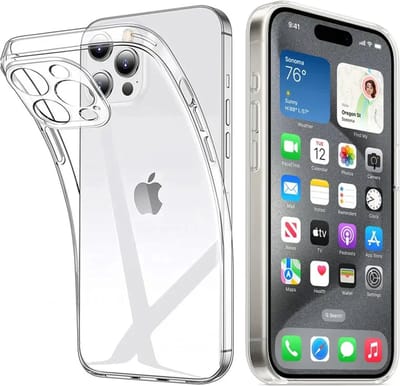 CHPN - iPhone 15 pro Case - Transparant - Hoesje geschikt voor iPhone 15 pro - Telefoonhoesje - Phonecover - iPhonecover - Phonecase -Telefoonhoes - Telefoonbescherming