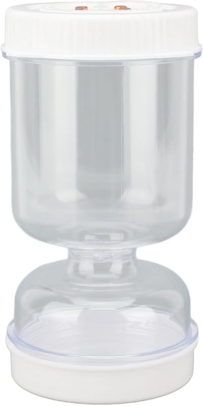 Grote 50oz Lekvrije Uurglas Pot voor Augurken en Olijven met Fork Lid en Ideale Scheiding