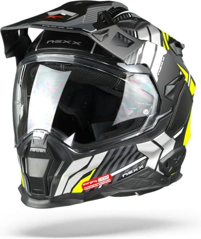 Nexx X.WED2 Wild Country Zwart Neon Geel Mat Adventure Helm - Helm