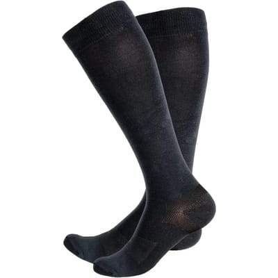 Elt Paardrijsokken Bamboo Zwart&Dark Navy - Ruiteraccessoires - L
