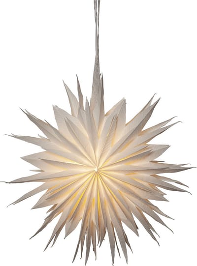 Star Trading papieren ster Wolk, wit, gerecycled materiaal, kerstdecoratie, 60 cm