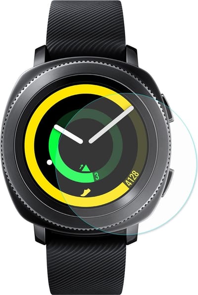 By Qubix - Geschikt voor Samsung Gear Sport Tempered glass