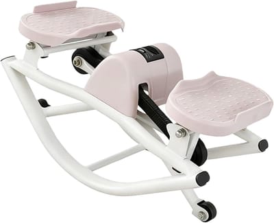 Trainingsstepper - Fitnessapparaat - Full body workout - Hydraulische stille technologie - 6.8 kg - Roze
