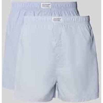Levi's Wijde boxershort - 2 Pack 003 Blue - maat L (L) - Heren Volwassenen - 100% katoen- 701203922-003-L