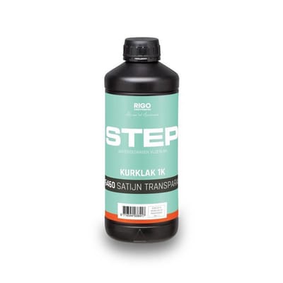 STEP Kurklak 1K Satijn Transparant #6460 - 1 liter