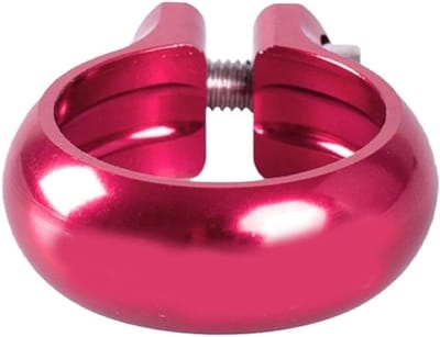 Zadelpenklem - Loopfiets Onderdeel - Fiets Veiligheid - Aluminium Legering - 222 mm - Rozerood