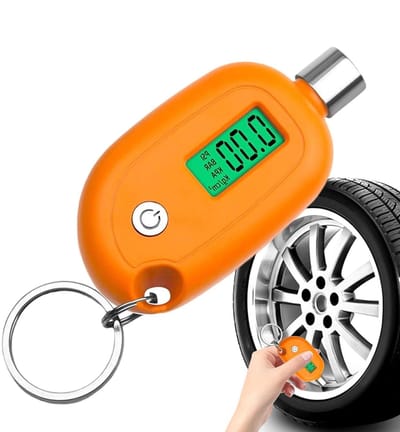 Bandendrukmeter Digitaal - Bandenmeter Sensor - Veilig Rijden - Nauwkeurigheid 0.05 Bar - Compact Ontwerp - Zwart