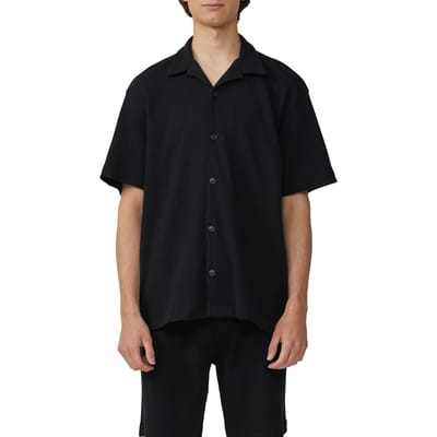 s.Oliver -qs Shirts Black Taglia: L | Camicie Casual Outlet | Uomo | Nero