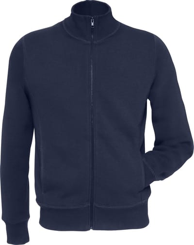 B&C Herenspin Spider Top met volledige rits (Marine)