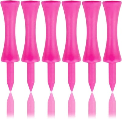 Kleurige Golf Tees van Plastic 57mm - 100 Stuks - Duurzaam en Lichtgewicht Golfaccessoires voor Volwassenen