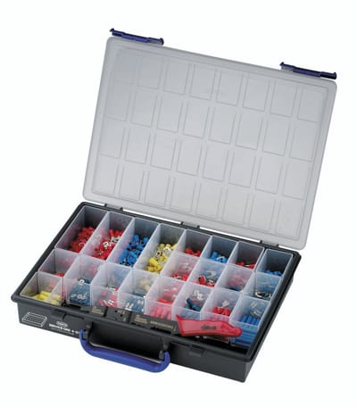 Cimco geïsoleerde kabelschoenen set 501-delig met perstang (181540)