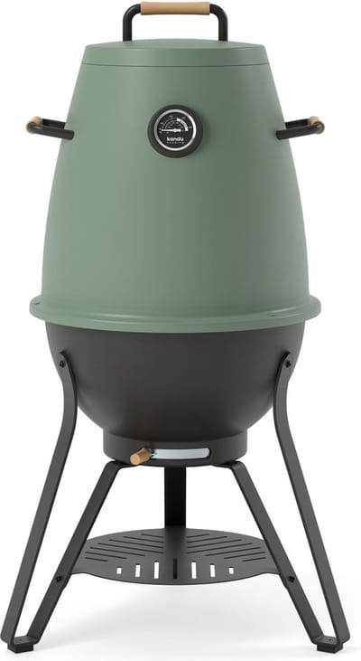 Kandu Cooking 41 kooksysteem - Jungle Green - Vertical Cooking barbecue - Ø58 x H95 cm