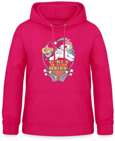 My Little Pony Retro Girls Rule Statement Hoodie Dames