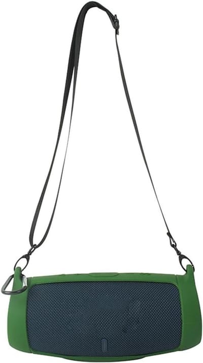 Beschermhoes Luidspreker - Draagbare Speaker Cover - Reizen en Vervoer - Inclusief Riem en Haak