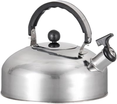 Waterketel RVS - Theeketel Fluitketel - Snel Water Koken - Comfortabele Handgreep - 4 Liter - Zilverkleurig