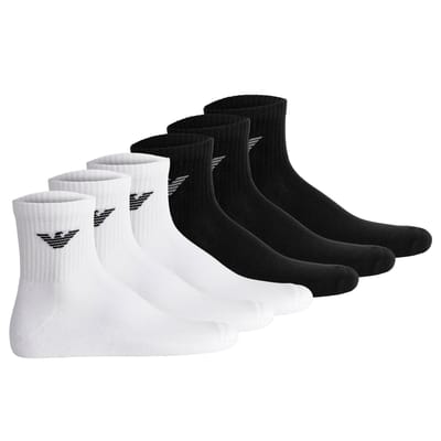 Emporio Armani Sokken SPORTY SPONGE 6P 39-46 Set van 6