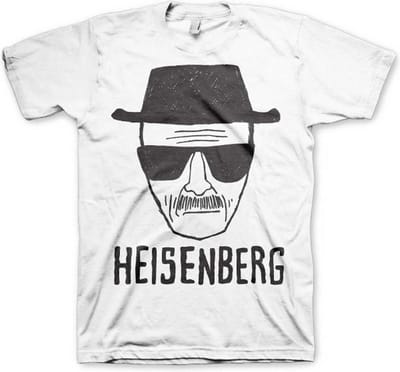 Breaking Bad Dames Tshirt -S- Heisenberg Sketch Wit