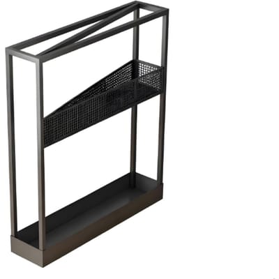 Badminton Racket Opbergrek Grote Capaciteit Badminton Racket Stand Ruimtebesparend Ontwerp Stevige Constructie Voor Sportclub zwart