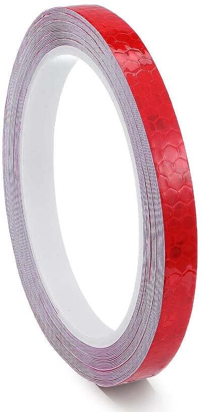 Reflecterende Zelfklevende Tape - 8m Neon Waarschuwingsband voor Voertuigen, Fietsen en Trailers met Sterke Reflectie
