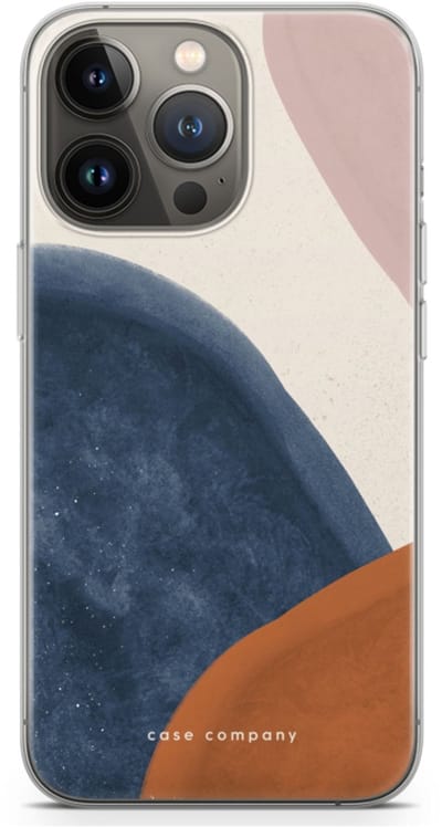 Case Company® - Hoesje geschikt voor iPhone 13 Pro hoesje - Geo #1 - Soft Cover Telefoonhoesje - Bescherming aan alle Kanten en Schermrand