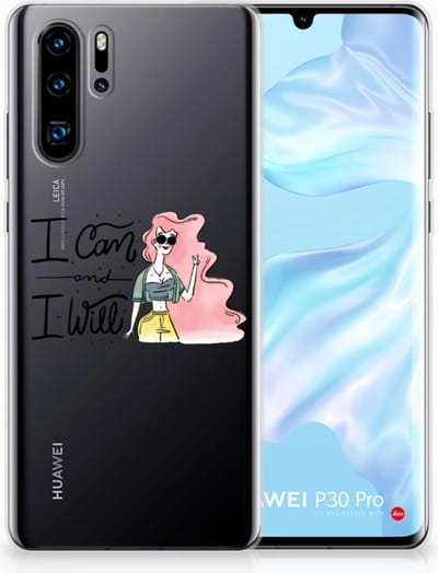 Huawei P30 Pro Telefoonhoesje met Naam i Can